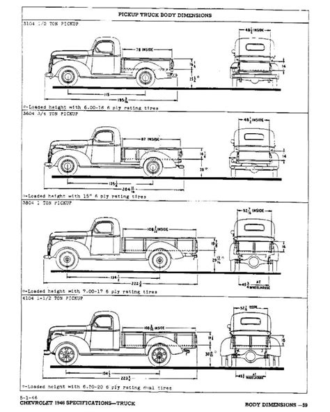 1946 Chevy truck parts diagram